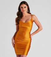 Dani Sleek Strappy Back Mini Dress